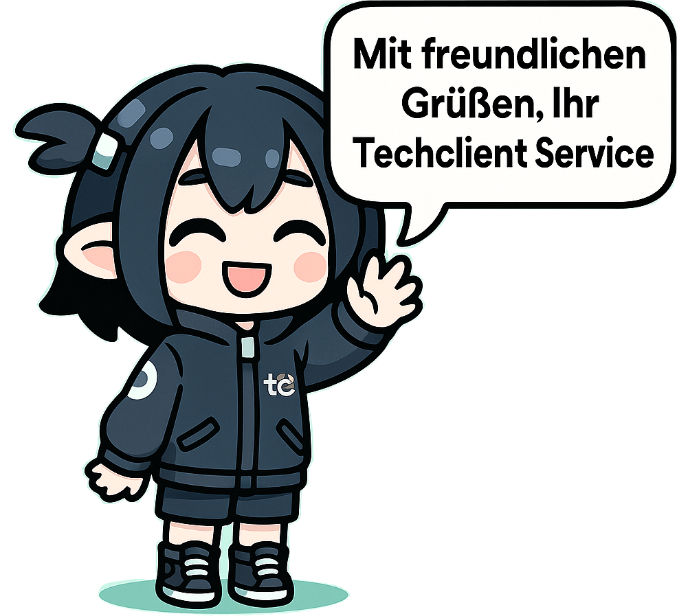 Cutes Techclient Logo Mascot