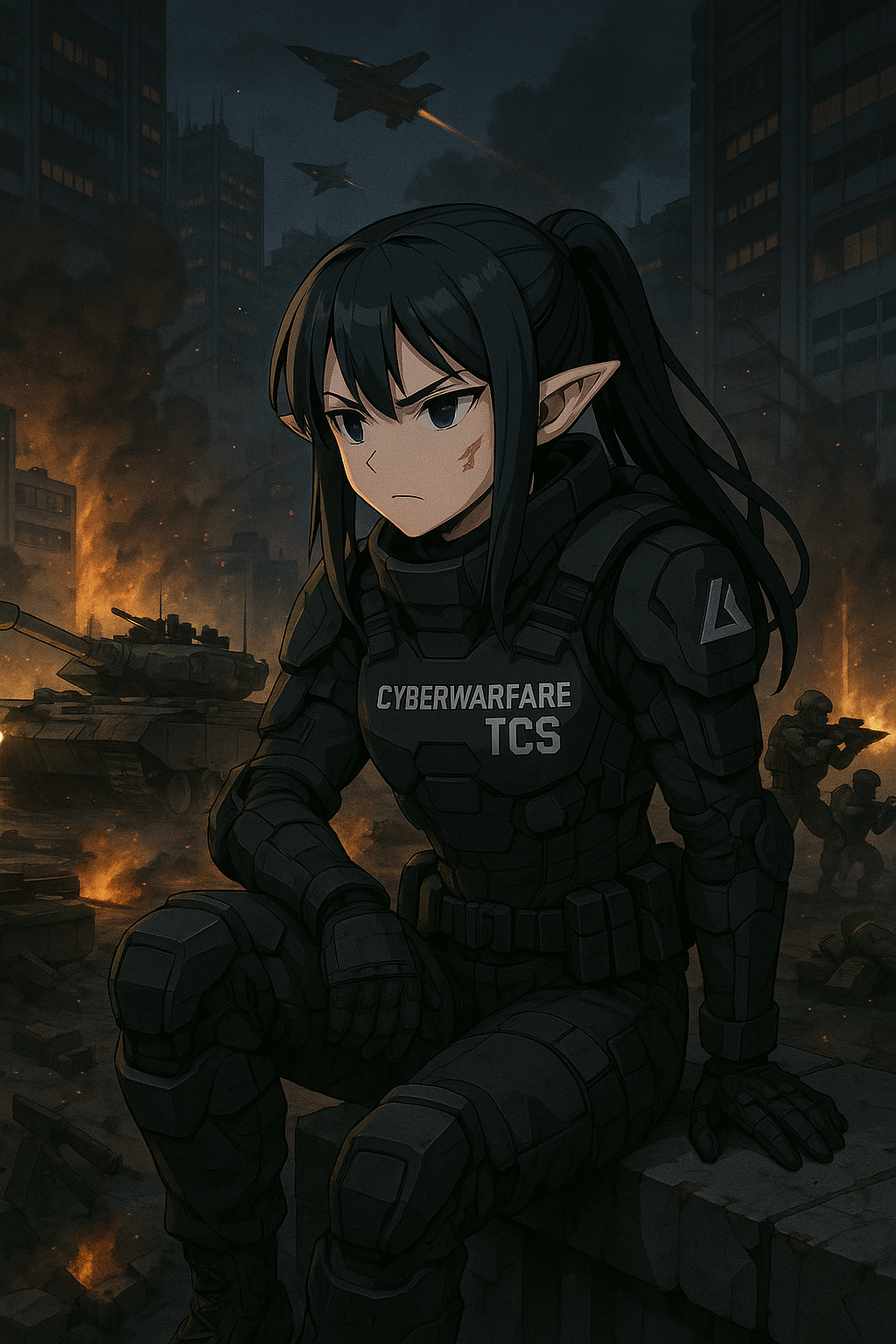 AdultTech-Chan in a War